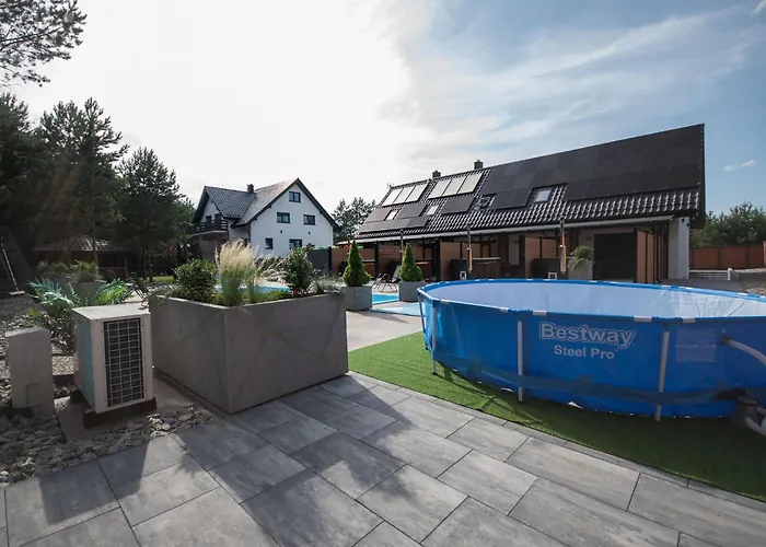 Caloroczne Koczalski Chillout Kaszuby ロッジ