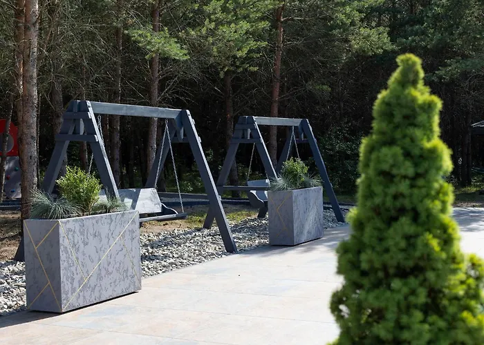 Caloroczne Koczalski Chillout Kaszuby ロッジ