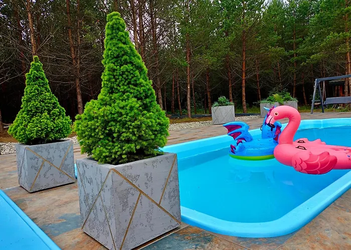 ロッジ Caloroczne Koczalski Chillout Kaszuby Koczala